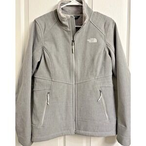 The North Face Women's Fleece Lined WINDWALL jacket Grey size XL Softshell Coat